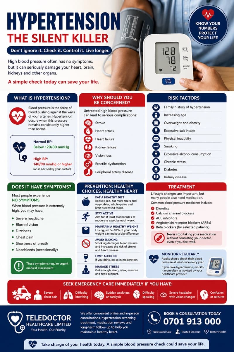 Hypertension: The Silent Killer You Should Never Ignore