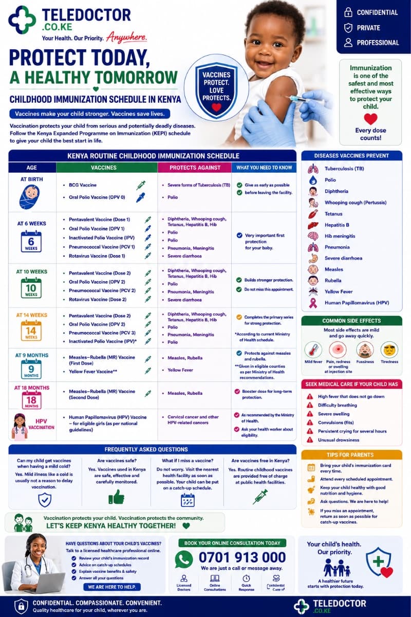 Childhood Immunization Schedule in Kenya: A Parent’s Complete Guide