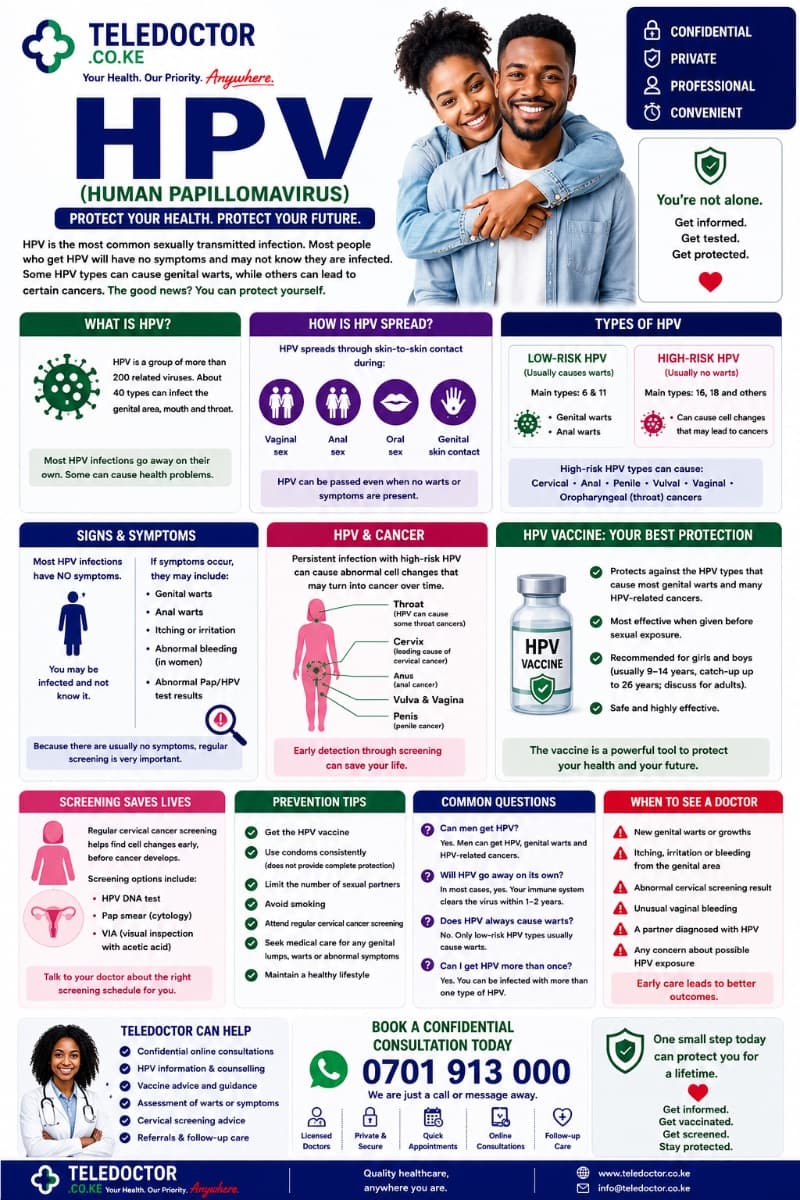 Human Papillomavirus (HPV): Symptoms, Vaccination, Screening, and Prevention